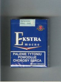 Ekstra Mocne blue cigarettes soft box