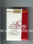 Prima Lyuks white and red cigarettes soft box Prima Lyuks white and red cigarettes soft box