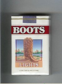 Boots Lights cigarettes soft box USA Mexico Boots Lights cigarettes soft box USA Mexico