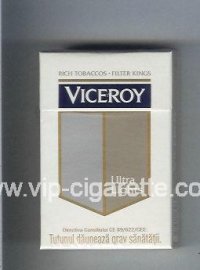 Viceroy Ultra Lights Cigarettes hard box
