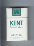 Kent Super Lights Menthol cigarettes hard box