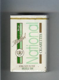 National Menthol cigarettes soft box