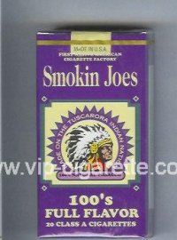Smokin Joes 100s Full Flavor cigarettes soft box
