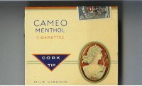 Cameo Menthol cigarettes Cork Tip Mild Virginia
