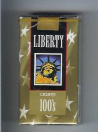 Liberty Lights 100s cigarettes soft box