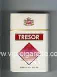 Tresor American Blend cigarettes white and red hard box Tresor American Blend cigarettes white and red hard box