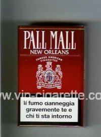 Pall Mall Famous American Cigarettes New Orlean cigarettes hard box