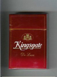 Kingsgate De Luxe cigarettes hard box