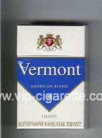Vermont American Blend Lights Cigarettes hard box