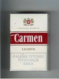 Carmen Lights American Blended cigarettes