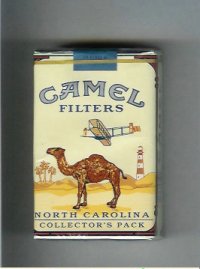 Camel Collectors Pack North Carolina Filters cigarettes soft box