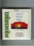 Darshan Natural Herbal Bidis cigarettes wide flat hard box