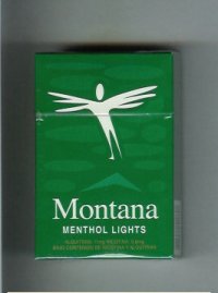 Montana Menthol Lights hard box Cigarettes