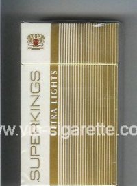 Superkings Ultra Lights 100s Cigarettes hard box