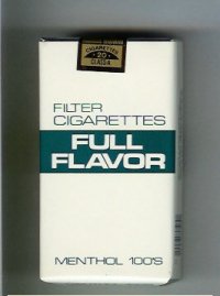 Full Flavor Filter Cigarettes Menthol 100s cigarettes soft box