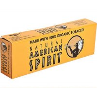 American Spirit Cigarettes Organic Mellow Taste Gold Box