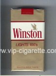 Winston with eagle from above in the right Lights 100s cigarettes soft box