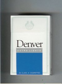 Denver Extra Lights cigarettes hard box