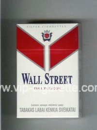Wall Street Full Flavour cigarettes hard box