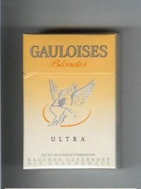 Gauloises Blondes Ultra Cigarettes hard box