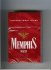 Memphis Red International Blend cigarettes hard box