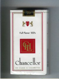 Chancellor Full Flavor 100s cigarettes
