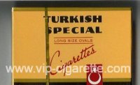 Turkish Special Long Size Ovals 30 cigarettes wide flat hard box