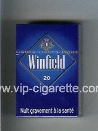Winfield An Australian Favourite Cigarettes blue hard box