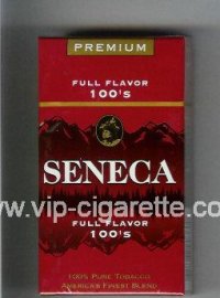 Seneca Premium Full Flavor 100s cigarettes hard box