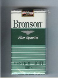 Bronson Menthol Lights 100s cigarettes filter