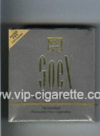 Soex Black Liguorice cigarettes wide flat hard box