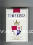 Three Kings Filter Sigarettes cigarettes white hard box Three Kings Filter Sigarettes cigarettes white hard box