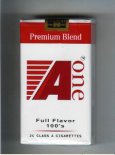 A One 100s cigarettes (vertical 'One') Premium Blend Full Flavor A One 100s cigarettes (vertical 'One') Premium Blend Full Flavor