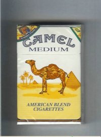 Camel Medium American Blend cigarettes hard box