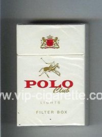 Polo Club Lights Filter Box cigarettes hard box