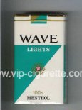 Wave Lights 100s Menthol cigarettes soft box Wave Lights 100s Menthol cigarettes soft box