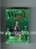 West 'R' Christman Edition Full Flavor cigarettes hard box