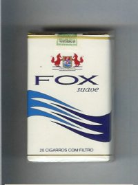 Fox Clamerica Suave white and blue cigarettes soft box