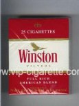 Winston Filters 25 cigarettes hard box