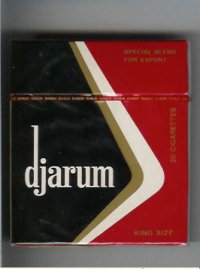 Djarum 90s cigarettes wide flat hard box