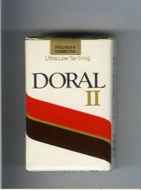 Doral II cigarettes soft box Doral II cigarettes soft box