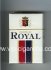 Royal cigarettes hard box