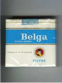 Belga Extra Legere Filtre 25 cigarettes white red soft box