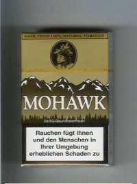 Mohawk gold Cigarettes hard box