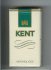 Kent Famous Micronite II Filter Menthol 100s cigarettes soft box