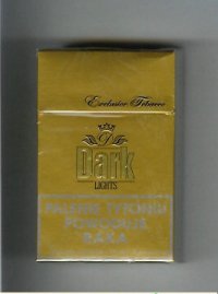 Dark 'D' Lights cigarettes hard box