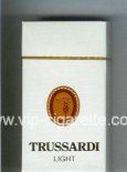 Trussardi Light 100s cigarettes white hard box Trussardi Light 100s cigarettes white hard box
