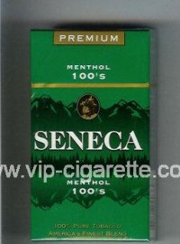 Seneca Menthol 100s cigarettes hard box