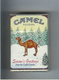 Camel collection version Seasons Greetings Filters cigarettes hard box