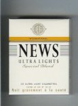 News 25 Ultra Light Special Blend International cigarettes hard box
